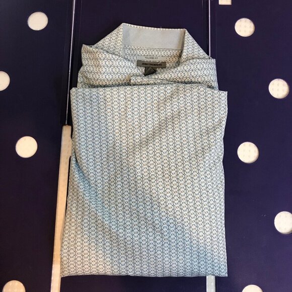 JOHNSTON & MURPHY MENS LONF SLEEVE SHIRT SIZE XL - Picture 1 of 8